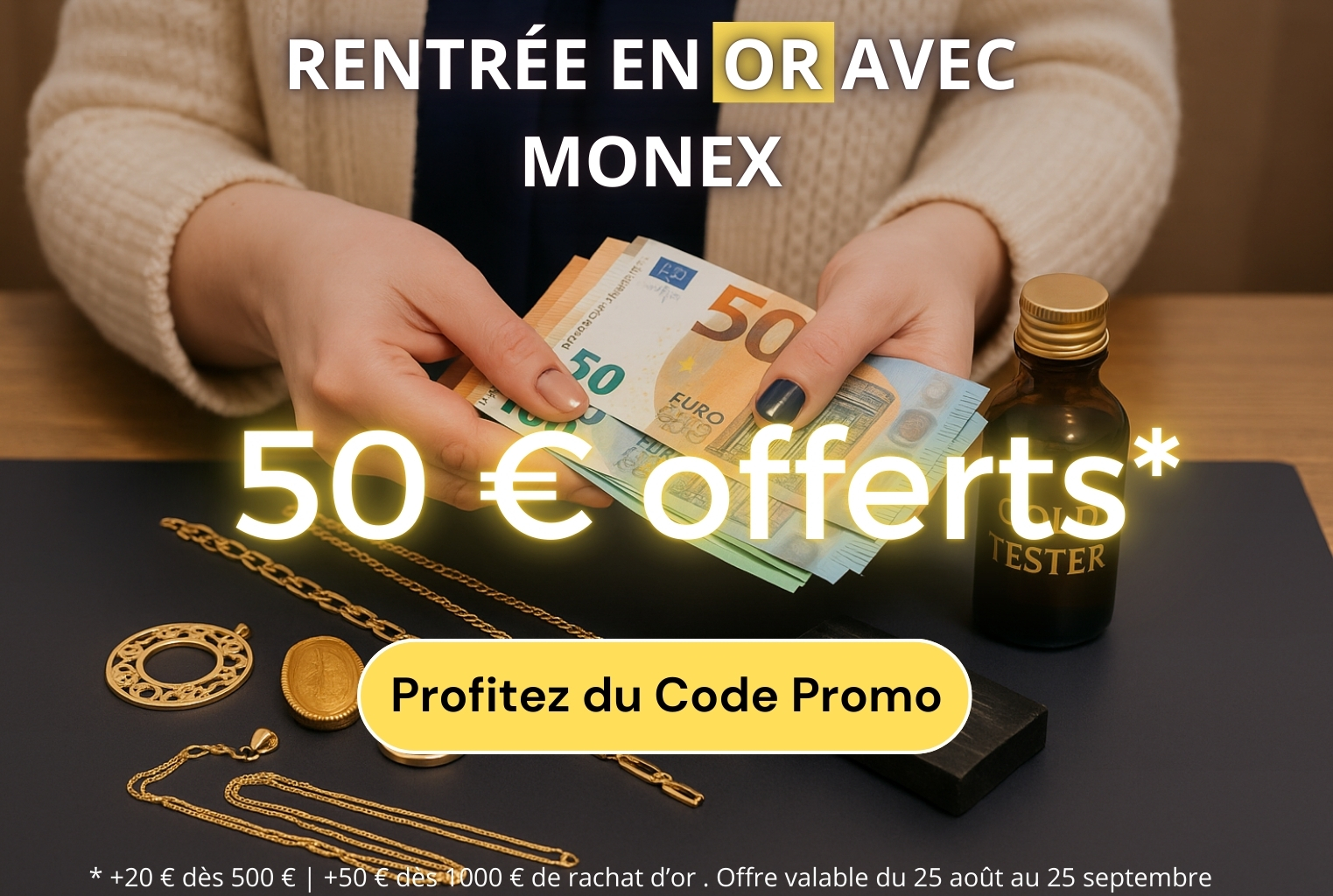 Rentrée en or avec Monex